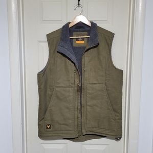 Men's Big and Tall Hawx Medium work vest Cotton shell and Polyester lining